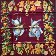 A variation of the Hermès scarf `Fructidor ` first edited in 1980 by `Henri de Linarès`