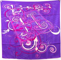 A variation of the Hermès scarf `H comme histoires` first edited in 2010 by `Dimitri Rybaltchenko`