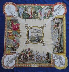 A variation of the Hermès scarf `Haute lice ` first edited in 1969 by `Philippe Ledoux`
