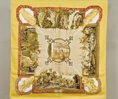 A variation of the Hermès scarf `Haute lice ` first edited in 1969 by `Philippe Ledoux`