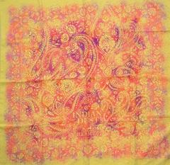 A variation of the Hermès scarf `Indian dust ` first edited in 2008 by `Benoît-Pierre Emery`