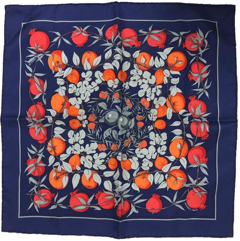 A variation of the Hermès scarf `Jardins d'eden` first edited in 2003 by `Annie Faivre`