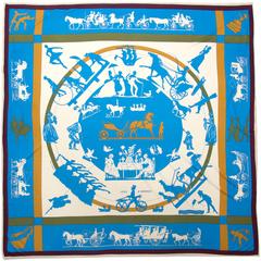 A variation of the Hermès scarf `Jeux d'ombres` first edited in 2004 by `Loïc Dubigeon`