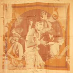 A variation of the Hermès scarf `Joséphine danse ` first edited in 2007 by `Cyrille Diatkine`