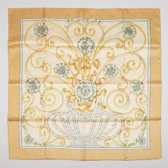 A variation of the Hermès scarf `Jouvence ` first edited in 1968 by `Leila Menchari`